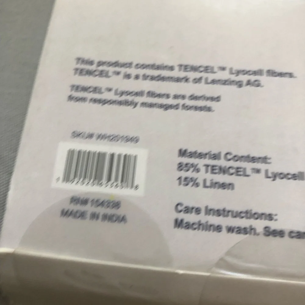 TENCEL™ Lyocell & Linen Blend Sheet Set - Magdalena Collection King Set Grey